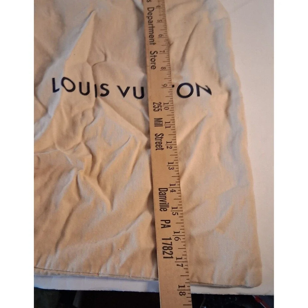 Authentic Louis Vuitton Dust Bag 11x18 Drawstring Cotton Storage Bag